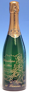 gravure bouteille champagne goussard